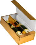 Gold Reserve Double Wine Bottle Gift Box